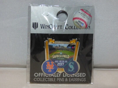 Seattle Mariners Pin - M's vs New York Mets - July 28th-30th, 2017 - Image 1 of 3