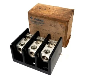 NEW GOULD SHAWMUT 66033 DISTRUBUTION BLOCK - Picture 1 of 2