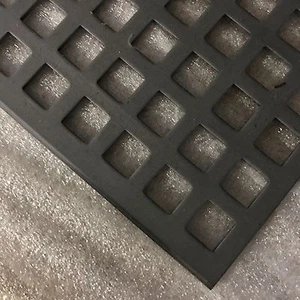 Lochblech Stahl Blank (Qg 10-15) 1000 lang x 2mm Quadrat* - Bild 1 von 3