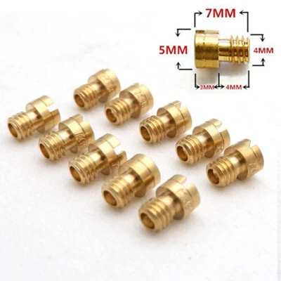 10 tamaños 4mm chorro principal para 50cc carb 139QMB 50,60,80cc 4 tiempos scooter PZ19 carburador Foto 1 de 4
