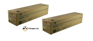 2 Genuine Konica Minolta TN713K Black Toner Bottles Cartridges C659 C759 - Picture 1 of 1