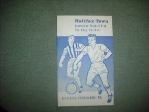 HALIFAX TOWN V ALDERSHOT (DIV 4) 23-1-65 - Picture 1 of 3