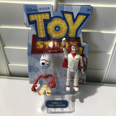 Disney Pixar Toy Story 4 Duke Caboom & Forky 6 Inch Figures  NEW Mattel Cover