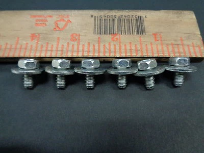 PORSCHE 924S 944 944 TURBO 951 S2 968 RADIATOR FAN SHROUD SCREWS GENUINE PORSCHE - Image 1 of 3