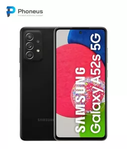 Smartphone Samsung Galaxy A52S 5G 128GB Impresionante Negro Doble SIM Android Desbloqueado - Imagen 1 de 5