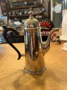 7” Valenti Made in Spain Vintage Silver Plated Coffee/Chocolate Pot - Picture 1 of 3