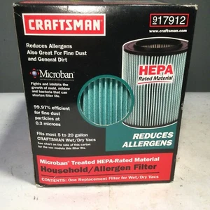 Craftsman Hepa Vacuum Replacement Filter 917912 - OEM NIB FREE SHIPPING - Picture 1 of 5