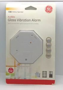General Electric / GE Audible Glass Vibration Alarm w/ Batteries | Indoor  36021