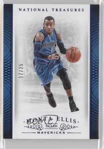 2014-15 Panini National Treasures Blue /25 Monta Ellis #27