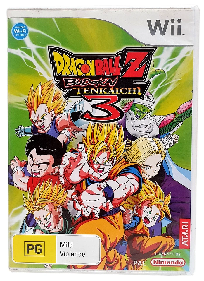 Dragon Ball Z Budokai Tenkaichi 3 Nintendo Wii PAL *No Manual*  Wii U Compatible - Image 1 of 1