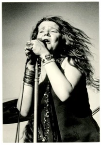460-176: Janis Joplin (1998) - Black & White Postcard! - Imagen 1 de 2
