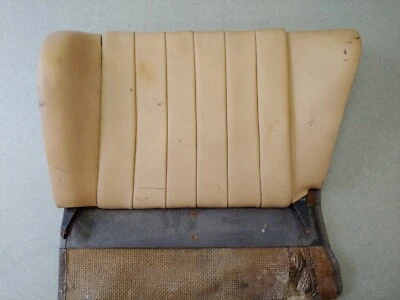 USED ORIGINAL GENUINE PORSCHE 911 912 912E 930 LEFT REAR SEAT BACK TAN 25 NLA — 第 1/4 张图片