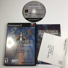 Final Fantasy XI Online: Chains of Promathia (PlayStation 2, PS2, 2004) Complete