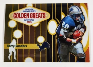 Barry Sanders 2005 Topps Chrome Golden Greats GA6 - Picture 1 of 2