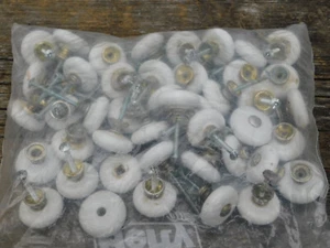 1.25" *ONE* Antique White Porcelain Drawer Knobs Pulls Furniture Kitchen Cabinet - Picture 1 of 6