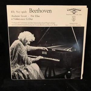 BEETHOVEN on Beethoven's piano - ELLY NEY piano - COLOSSEUM 7-INCH 45rpm 1965 - Picture 1 of 5