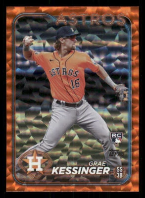 2024 Topps Orange Crackle Foil Board #226 Grae Kessinger /299 - Image 1 of 2