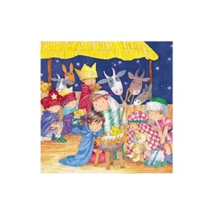 Children’s Barn Square Medici Advent Card 153 x 153 mm - Picture 1 of 1