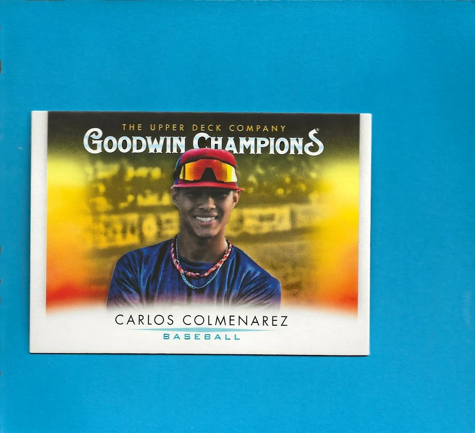 2021 Upper Deck Goodwin Champions Base #69 Carlos Colmenarez Baseball - Image 1 of 1