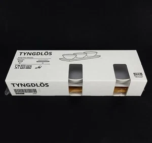 IKEA TYNGLDÖS Serving Tray With 3 Bowls Bamboo/ White New - Picture 1 of 6