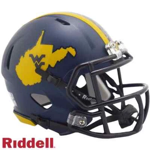 SALE-WEST VIRGINIA MOUNTAINEERS COUNTRY ROADS  SPEED MINI NCAA FOOTBALL HELMET! - Picture 1 of 1