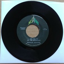 MAHALIA JACKSON Bless This House 45 7" Nashboro Records GOSPEL SOUL Record Vinyl