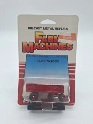 1986 ERTL Barge Wagon Red #1755 1:64 Scale Diecast - New - Image 1 of 4