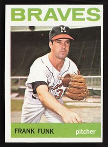 Frank Funk 1964 Topps #289 Milwaukee Braves VG-EX