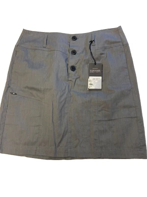 Womens NAU Gray Organic Cotton Recycled Polyester Skirt Sz 10 NEW NWT - Image 1 of 4