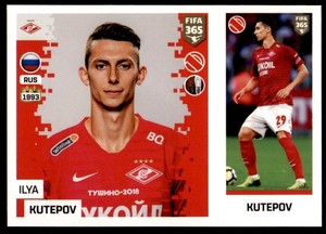 Panini FIFA 365 2019 - Ilya Kutepov FC Spartak Moskva - No. 290