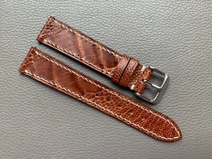 Genuine Ostrich Leather Watch Strap Band 17 18 19 20 21 22 23 24mm QUICK RELEASE - Picture 1 of 13