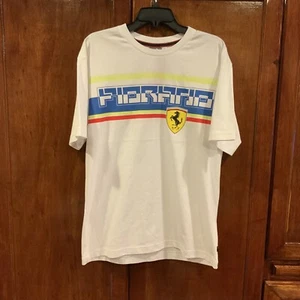 Puma Men’s Scuderia Ferrari Street T-Shirt White Size Small NWT - Picture 1 of 4