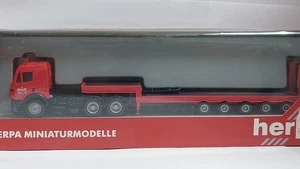 🚛Herpa 143578 MB Schwertransport Tieflader A. Scholpp 1/87 (25/47M)🚛 - Picture 1 of 1