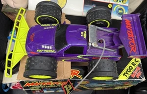 Vintage 1996 TYCO Mutator RC 9.6V Turbo Purple Truck Working UNTESTED - Picture 1 of 7