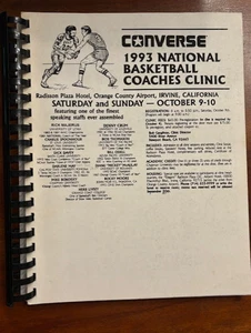 RARE 1993 Converse National Basketball Coaches Clinic Manuel Denny Crum Majerus - Picture 1 of 3