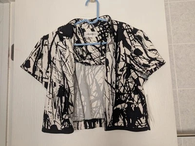 Studio I Blazer In White And Black Ladies Size 14 NWT - Image 1 of 4