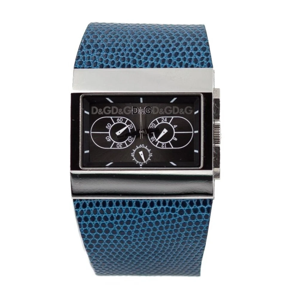 D&G Dolce&Gabbana Prime Time Big With Blue Logo BRC DW0133 Women's Watch