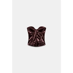 CORSET TERCIOPELO ZARA - Imagen 1 de 8