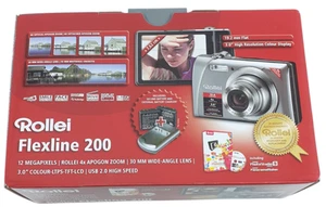 Rollei Flexline 200 Digitalkamera (12 Megapixel, 4-Fach Opt. Zoom, 7,6cm Display - Bild 1 von 10