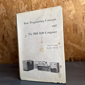 Basic Programming Concepts And The IBM 1620 Computer 1962 - Imagen 1 de 4