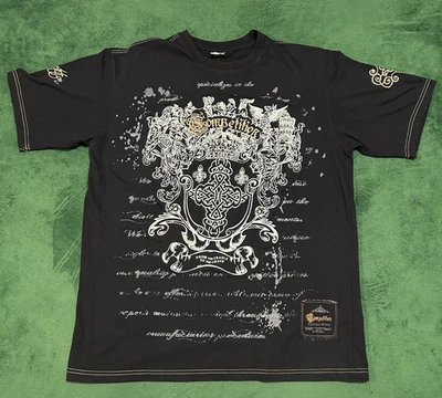 Camiseta tribal negra vintage Y2K Competition grunge talla para hombre 4XL Foto 1 de 4