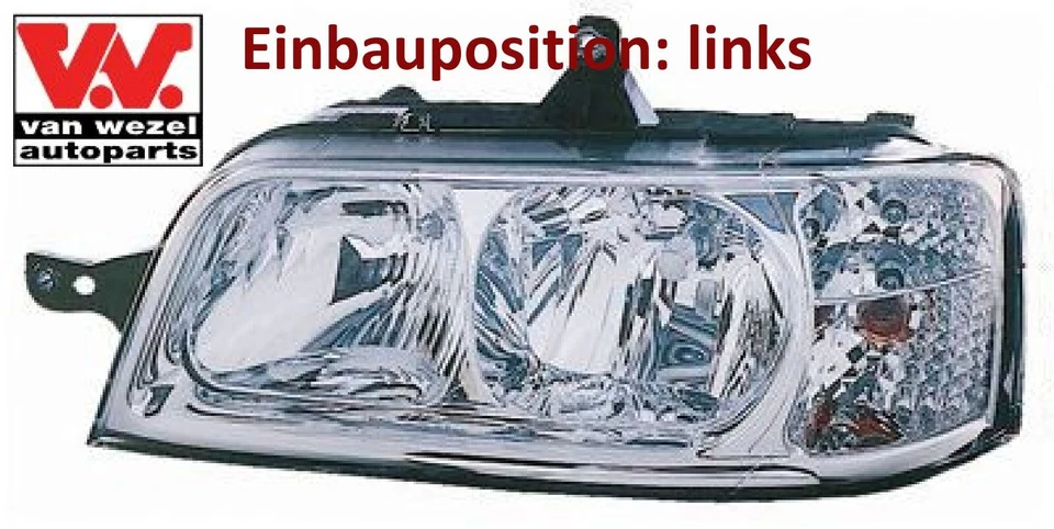 VAN WEZEL 1650961 Hauptscheinwerfer links Scheinwerfer Frontscheinwerfer  - Bild 1 von 1