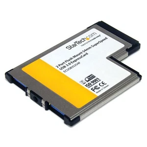 StarTech ECUSB3S254F 2-Port Flushmount USB 3.0 ExpressCard Adapter - Afbeelding 1 van 1