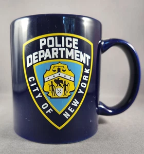 Coffee Mug Cup City of New York Police Department Shield Logo NYPD - Picture 1 of 5