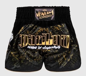 Venum Attack Muay Thai Boxing MMA Short - Black/Gold (Size L) - Picture 1 of 4