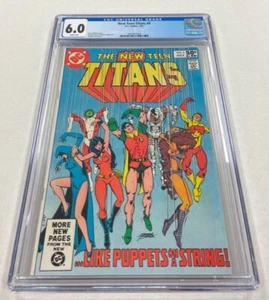 New Teen Titans Issue #9 DC Comics 1981 CGC Graded 6.0 Comic Book - Picture 1 of 2