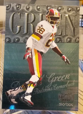 1999 Skybox Metal Universe Darrell Green #142 Redskins - Image 1 of 2