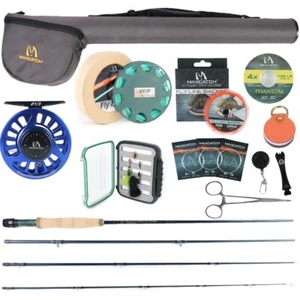 Performance Nymph 10ft 2/3/4wt Fast Action Fly Fishing Rod and Reel Combo - Picture 1 of 13