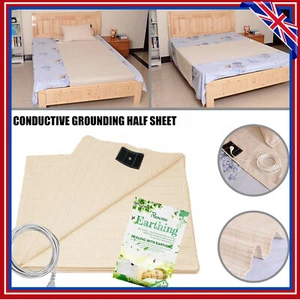 Grounding Earthing Sheet For Health Improves Sleep Remedy Detox Bed Sheet UK NEW - Picture 1 of 12