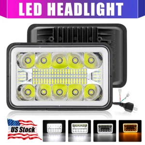 DOT 4x6" inch Led Sealed Beam Headlight High Low DRL for 1989-1997 Geo Metro US - Picture 1 of 12